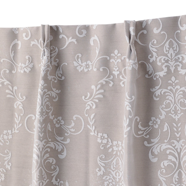 ブリス×ルシーラ ダブルカーテン H1350×W1000 ベージュ（レース