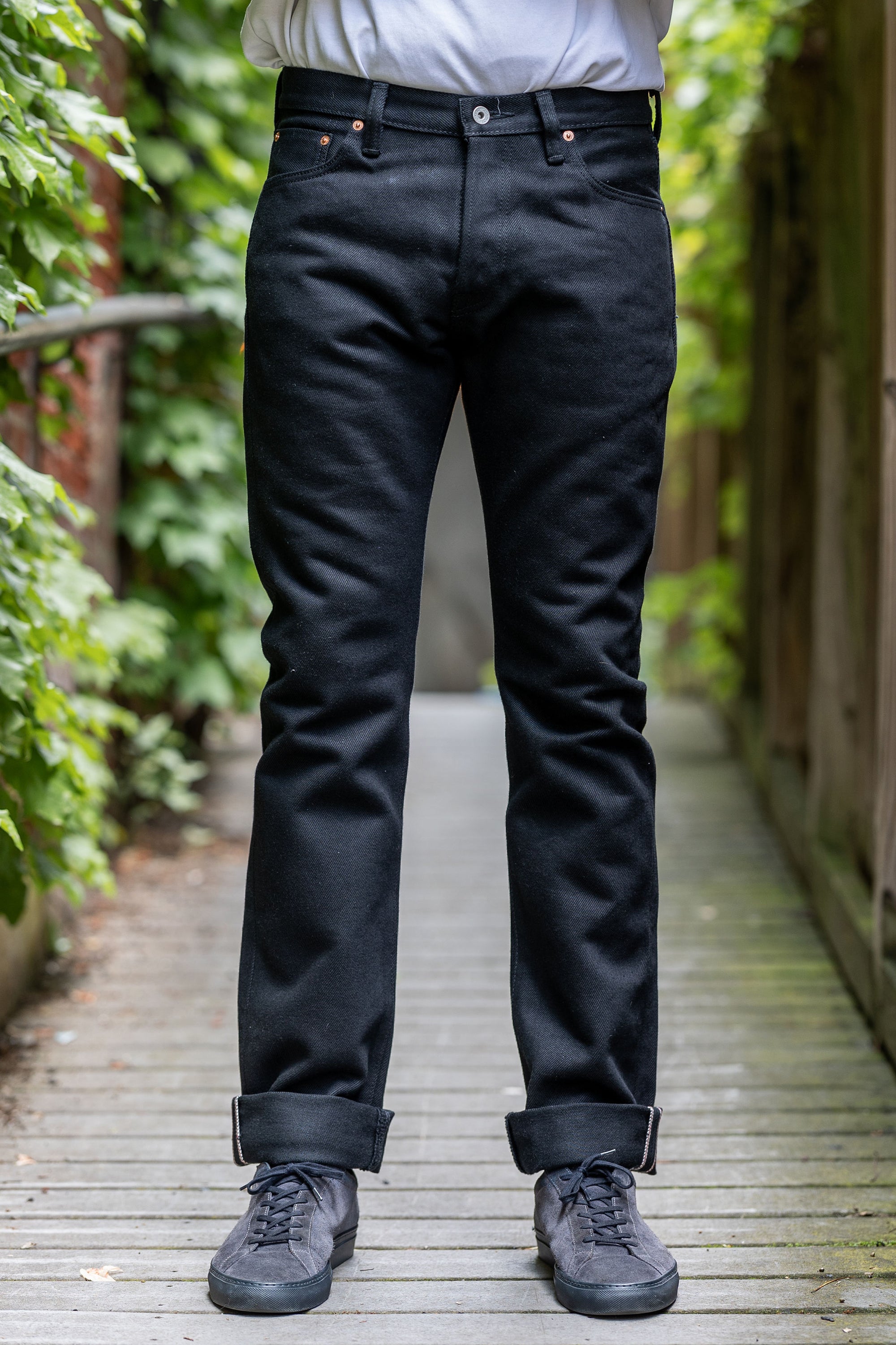 Iron Heart IH-555S-SB 21oz Selvedge Denim Super Slim Cut Jeans