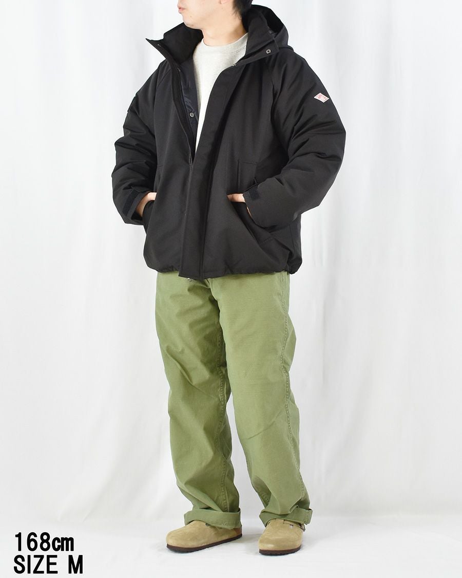 DANTON ウールライクミドルダウンフード付きジャケット MENS | FRENCH