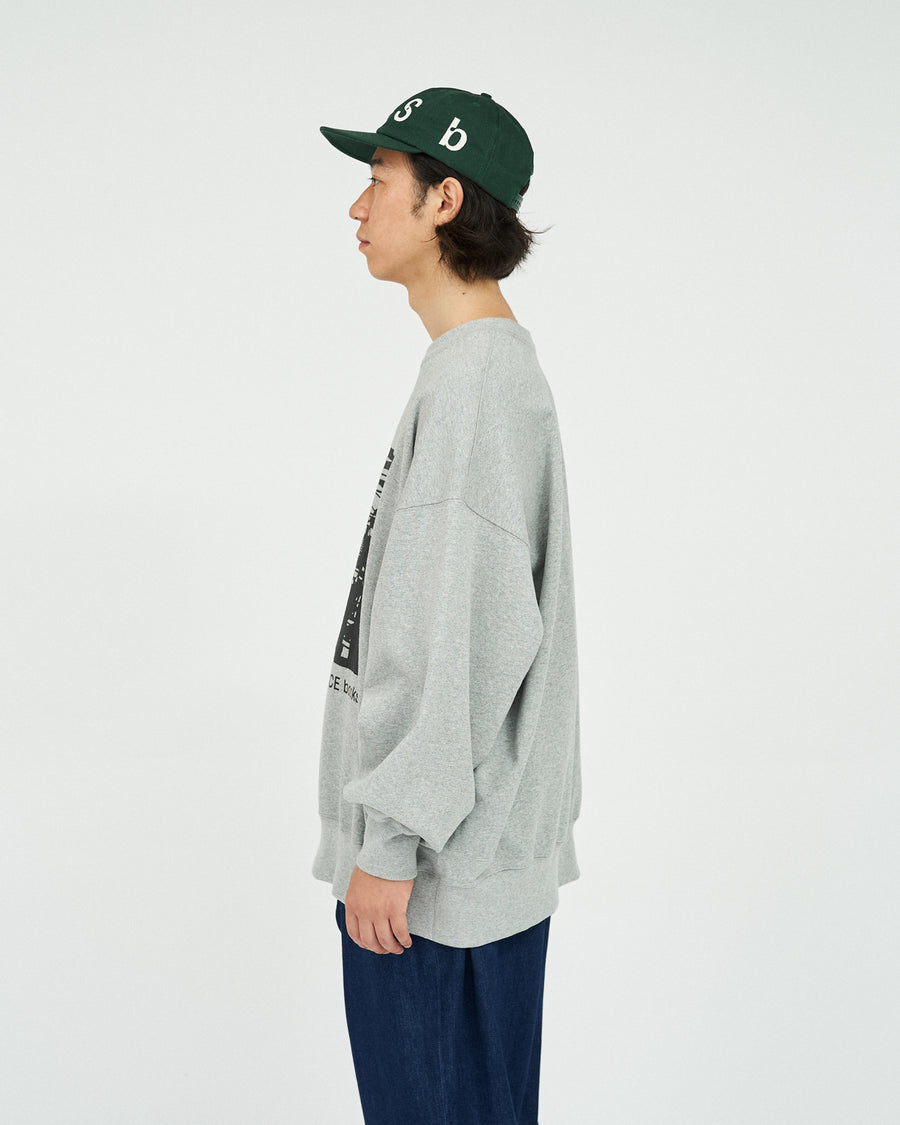 AS×FS LIGHT OZ CREW NECK SWEAT “LITHOGRAPH” – FreshService
