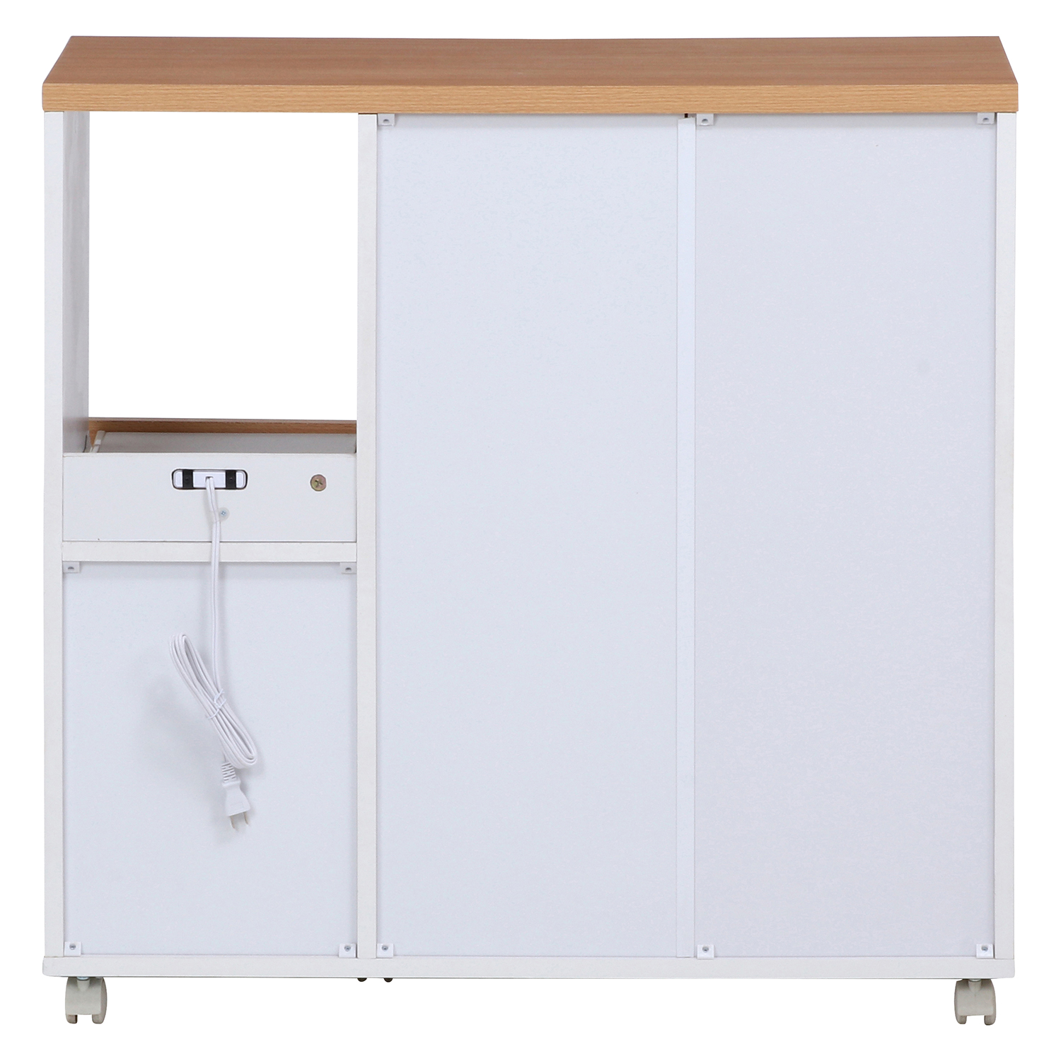 C/D:99522] キッチンカウンター サージュ WH×NA 90幅