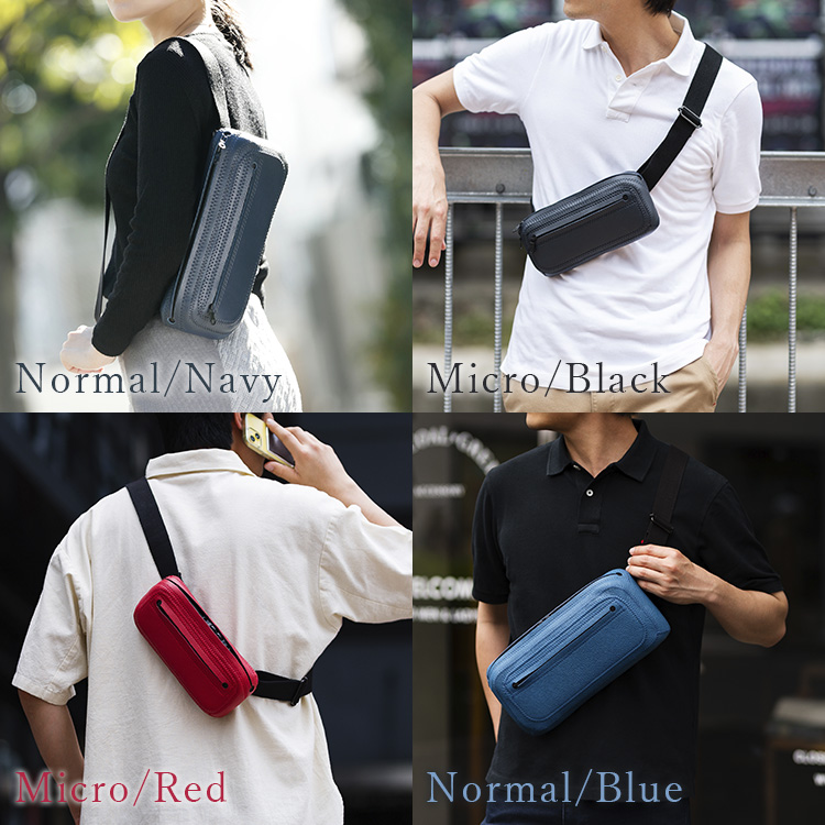 NAOTO SATOH】スクエアボディバッグ／マイクロスクエアボディバッグ