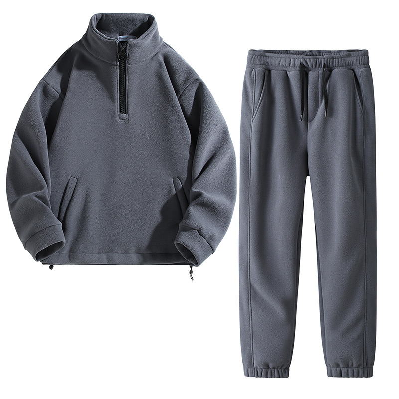 スウェット セットアップ モノグラム柄 ジャンパー ブルゾン 青