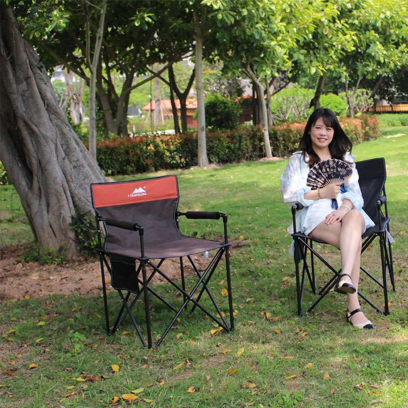 アウトドアチェア 二人掛け折りたたみアウトドアベンチ 2 人 掛け