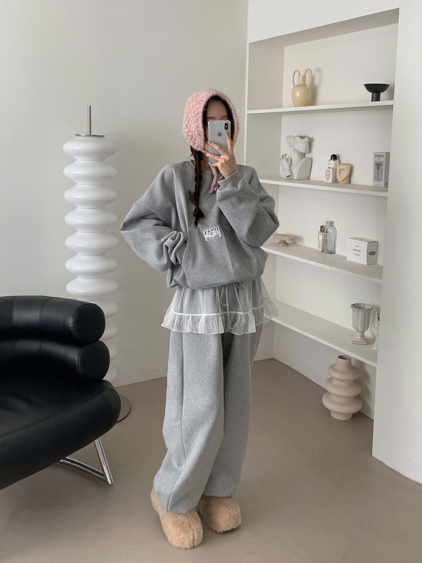 レディース スウェットセットアップ ゆったり 上下セット セットアップ