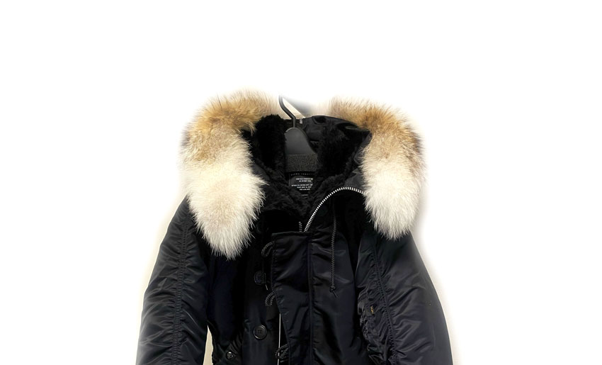 N-2B ALPHA ファーの交換 | (有)大木毛皮店