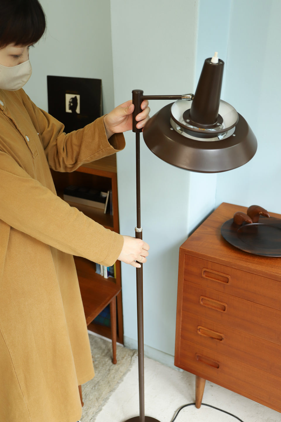 デンマークヴィンテージ フロアスタンドライト 照明 北欧インテリア