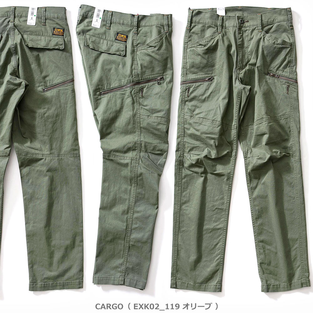 EDWIN XV ストレッチ チノ カーゴ パンツ（メンズ）EXK02 FF24-0072【1