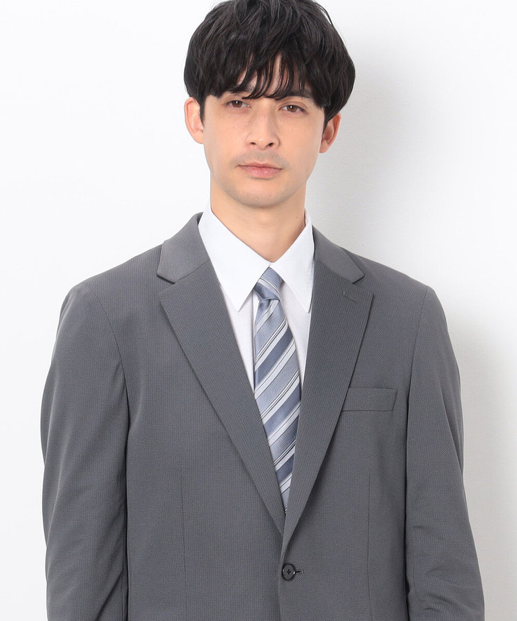 シルク 100％】シャドー ストライプ ネクタイ（47-06NG12-204