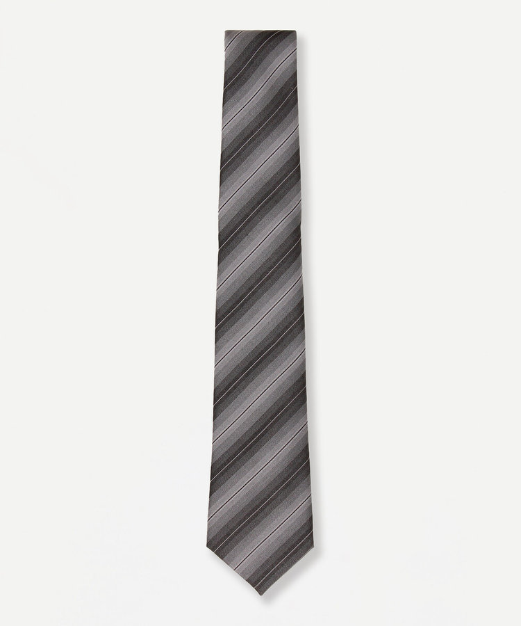 シルク100％】シャドー ストライプ ネクタイ（47-06NI12-204