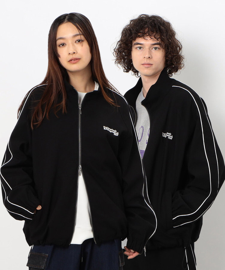 裏起毛ストレッチツイルライントラックジャケット（55-02BI33-204