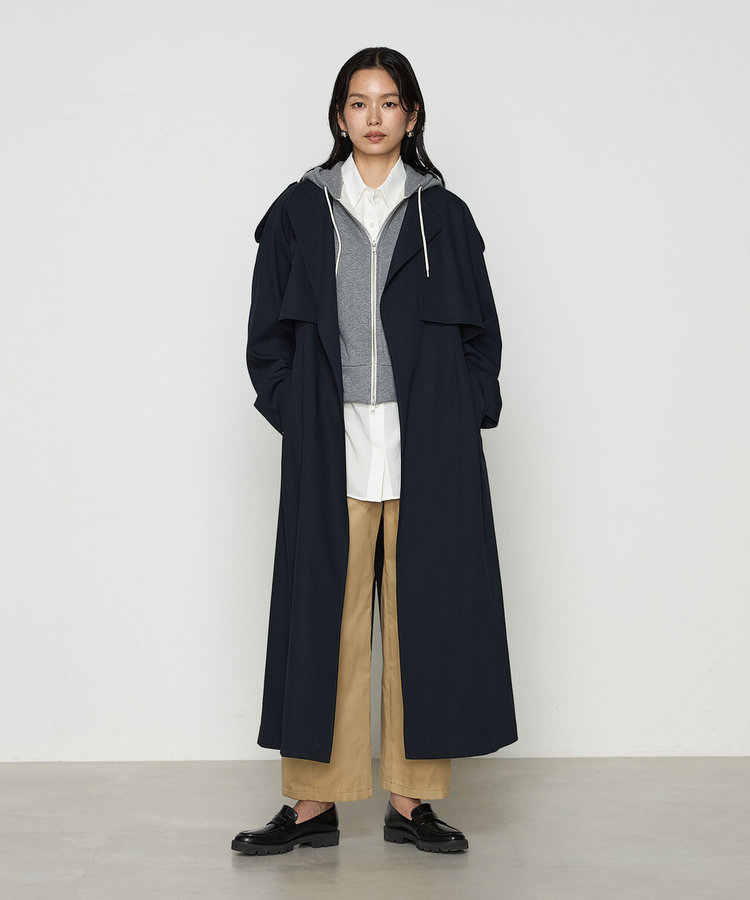 TALLサイズ 〕 サイロフィルギャバ 3WAYトレンチコート（76-08MK02-205