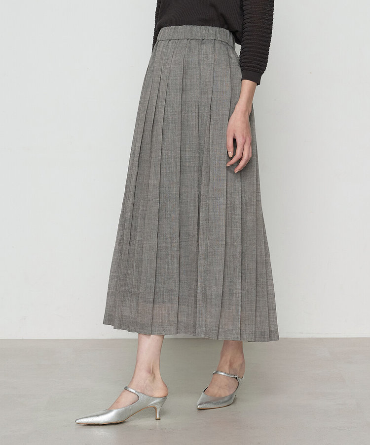 ラミー プリーツスカート（01-12FK03-205）｜K.T キヨコ タカセ（K.T