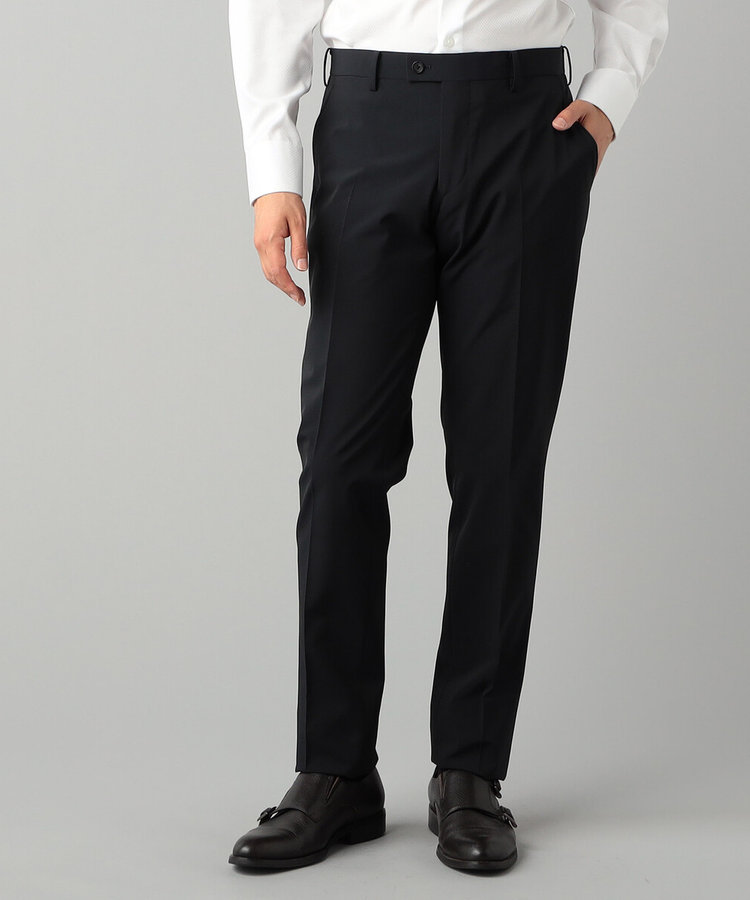 ポリエステルストレッチ 小紋ドビーセットアップパンツ（07-04FG05-204