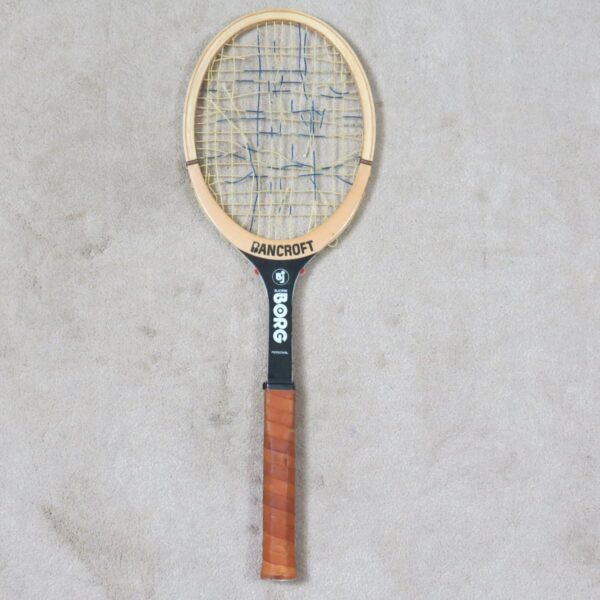 Bjorn Borg Bancroft Match Used Tennis Racquet - Game Used Only