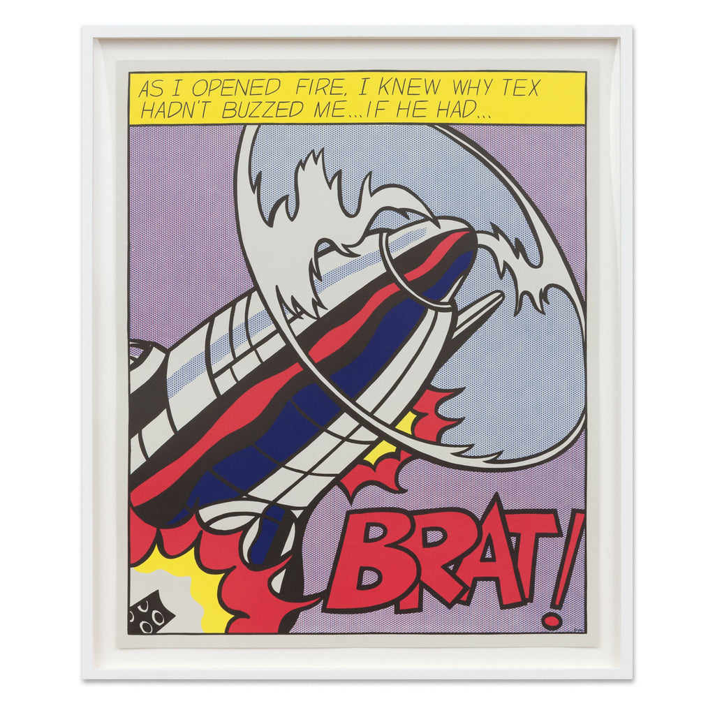 Roy Lichtenstein: As I Opened Fire Lithograph | Gagosian Shop