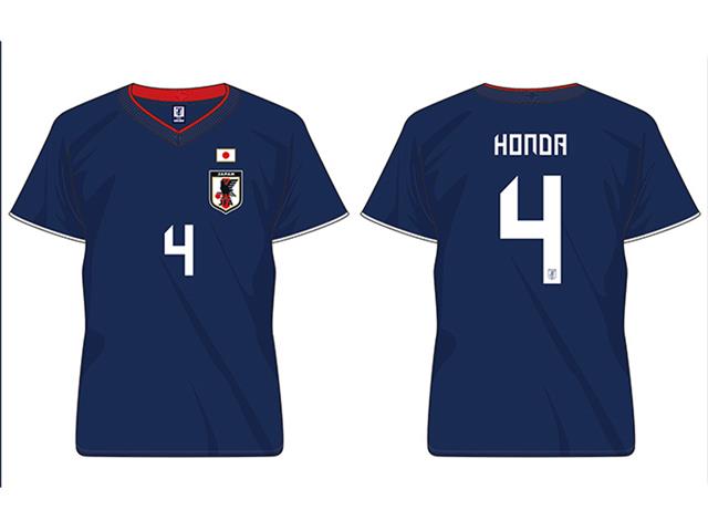 日本代表 プレーヤーズTシャツ 4番 本田圭佑 O-026 | フットサル
