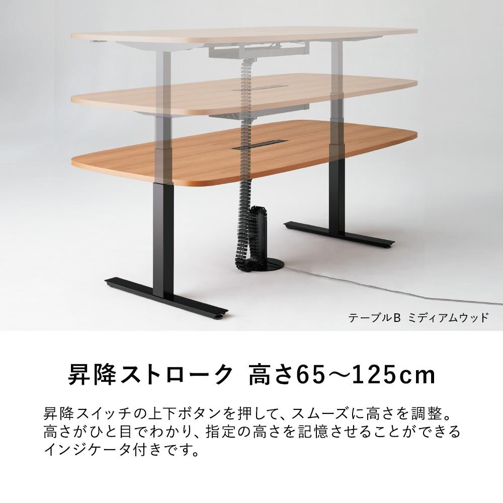 ワークムーブ デスク 幅120cm 奥行70cm (電動 昇降デスク パソコン