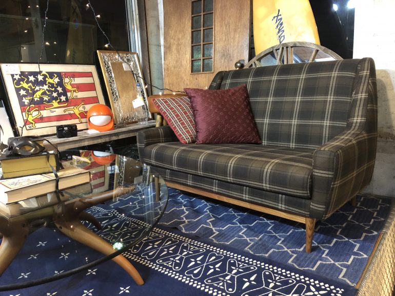 unico/ウニコ FORTU/フォルツ チェック柄ソファ 2シーター | 入荷商品