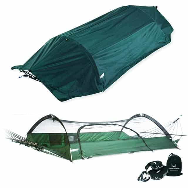 米海軍が使っている蚊帳付きハンモックテント『Blue Ridge Camping