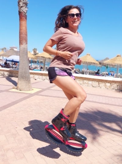 Qoo10] スカイランナー弾力性ジャンピングシューズ : シューズ