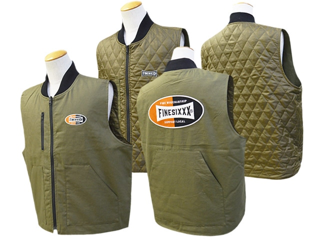 全3色【FINESIXXX/ファインシックス】2024AW「Oval Logo Duck&Quilting