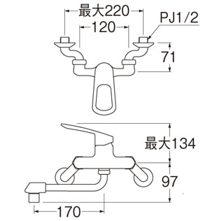 水廻り商品,水栓金具,SANEI,キッチン用カテゴリーのキッチン用の商品