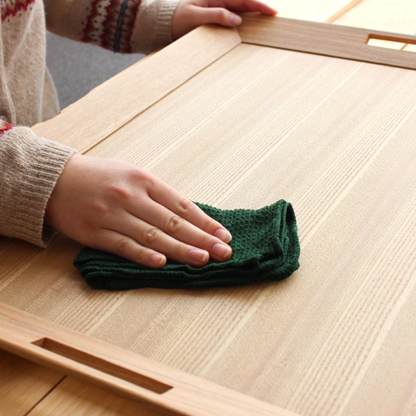 フロアトレイ LL （シナ&アガチス）」木の大容量食器トレー・お盆/北欧