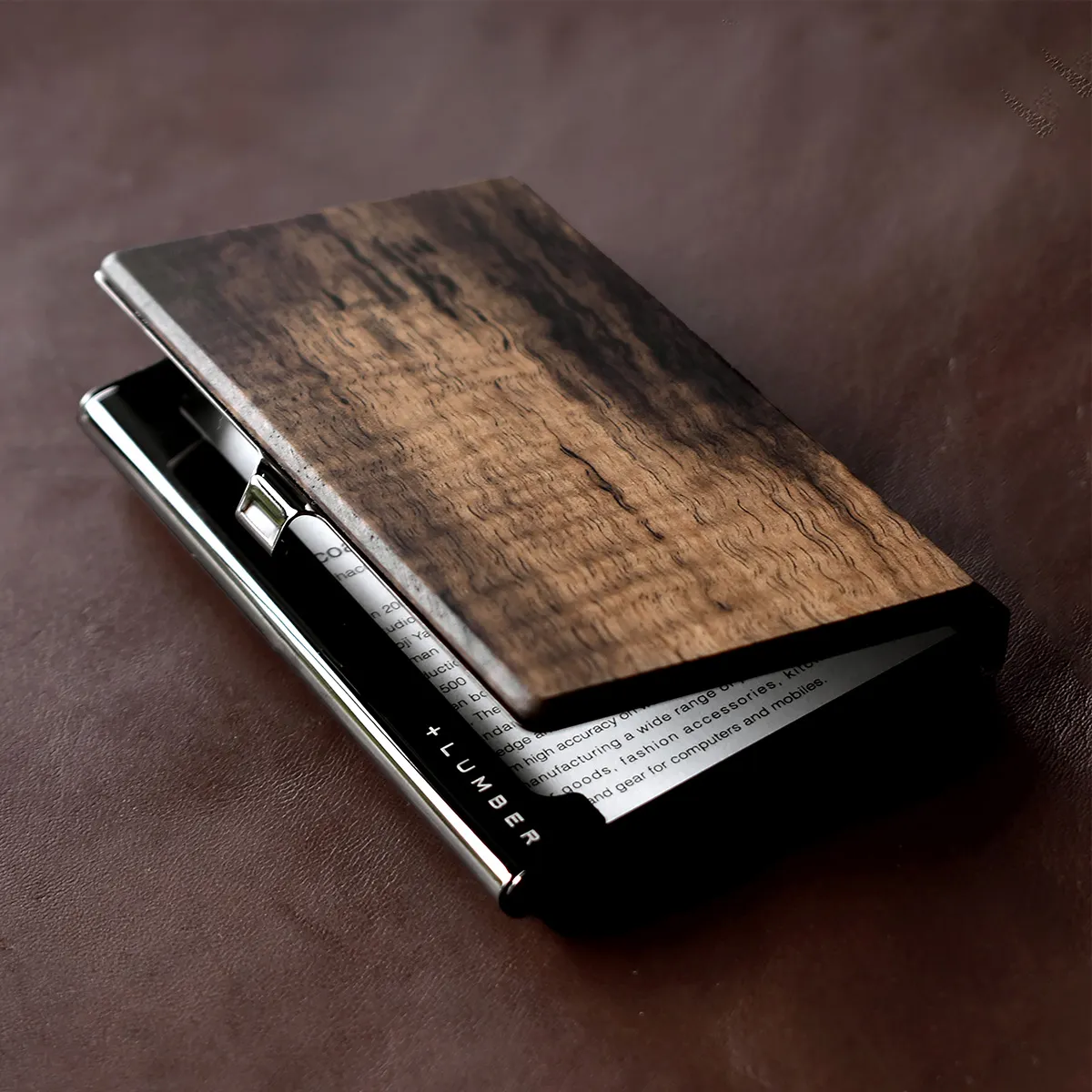 数量限定】「CARD CASE（黒柿・神代杉・山桜）」木製名刺入れ・カード