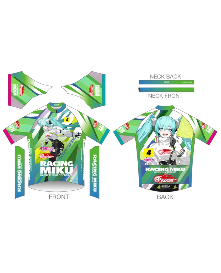 2014レーシングミク サイクルジャージEDGE2 Ver. 在庫 XL(XLサイズ以上