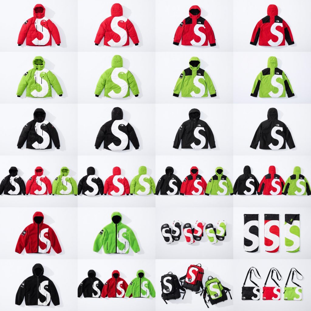 Supreme × THE NORTH FACE S LOGO 20AW コラボコレクションが10月31日