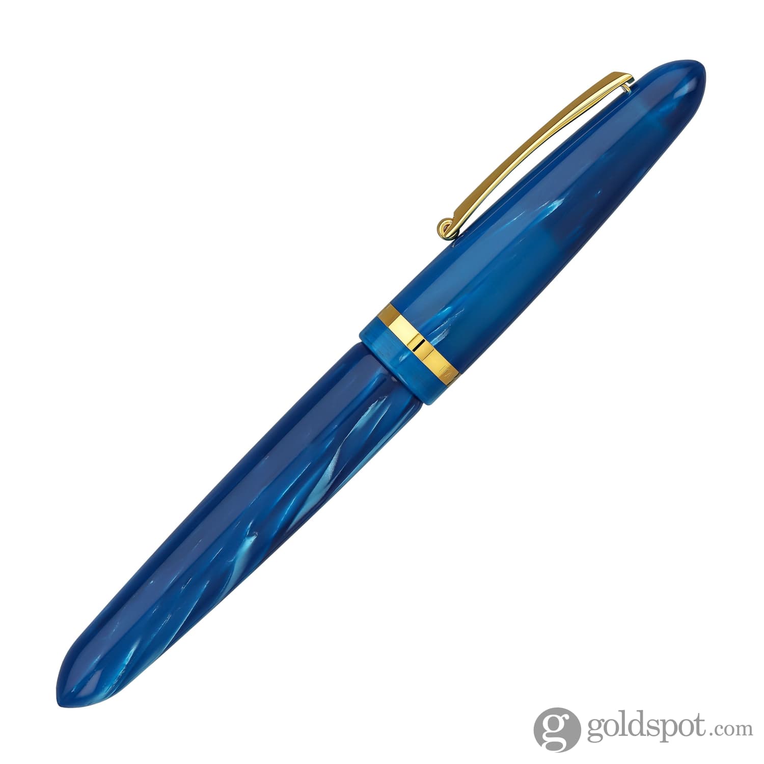 Montegrappa Venetia Fountain Pen in Turquoise Celluloid with 18kt