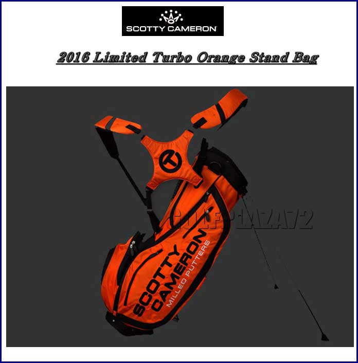 SCOTTY CAMERON 2016 LIMITED Turbo Orange Stand Bag | ゴルフプラザ