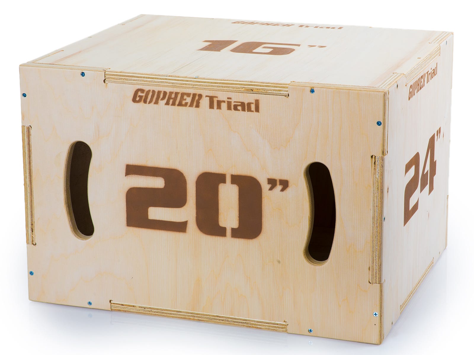 Detonate Triad 3-in-1 Wood Plyo Box - Gopher Sport