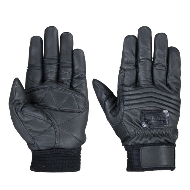 トンボレスキュー 牛革手袋 手のひら厚手革補強あり 摩擦熱特化