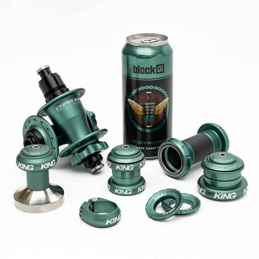 CHRIS KING* nothreadset 1 1/8 inch (matte jade) - BLUE LUG GLOBAL