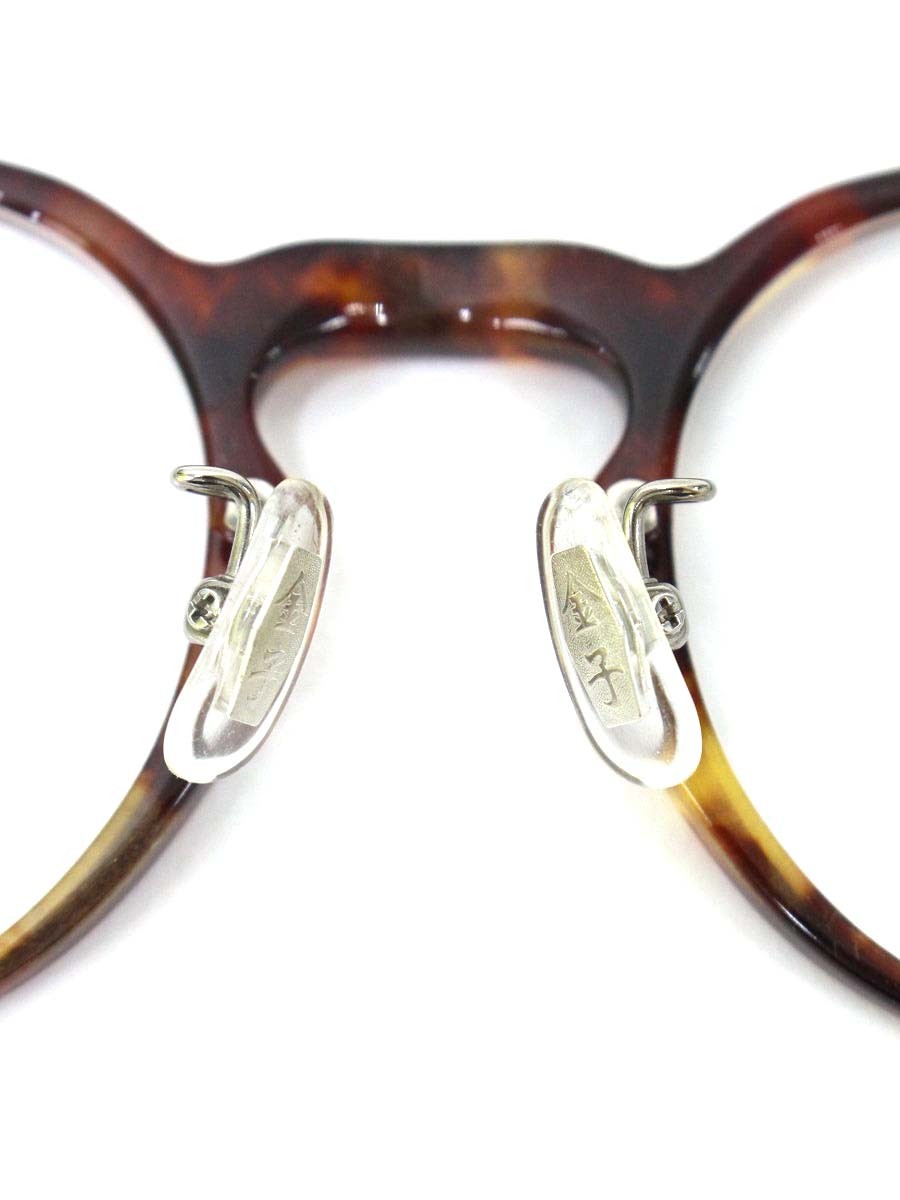 金子眼鏡 KC-39 DEMI メガネ ブラウン ボストン べっ甲柄 セルフレーム