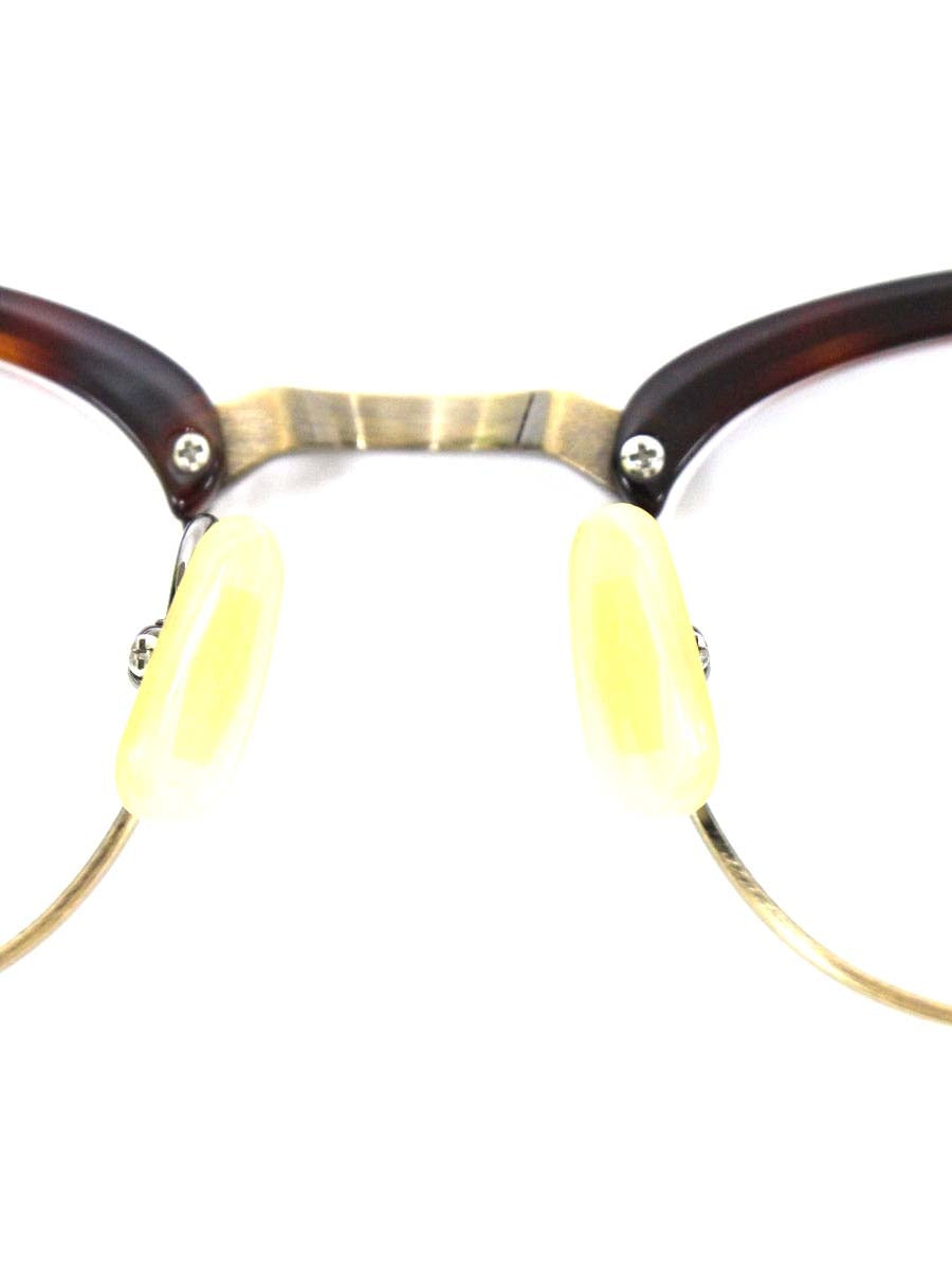 金子眼鏡 VINTAGE KV-27 RDDE メガネ ブラウン/マットゴールド