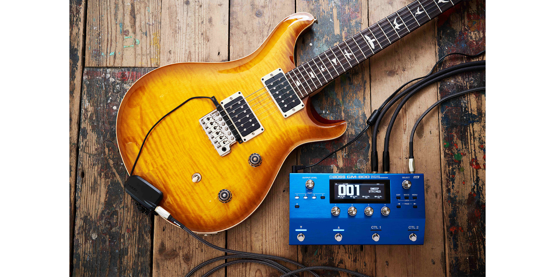 BOSSの次世代型ギター・シンセサイザー・システム“GM-800・GK-5・GKC