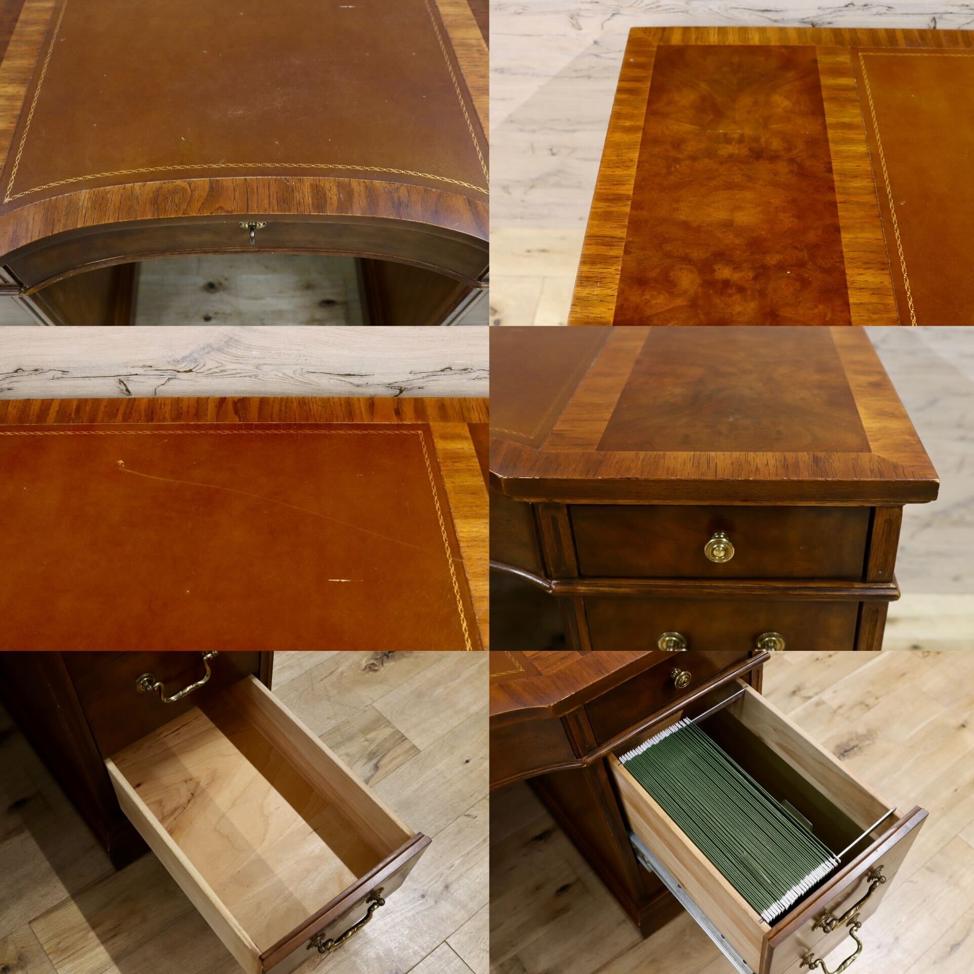 GMHK833○DREXEL HERITAGE / ドレクセルヘリテイジ 学習机 役員机 書斎