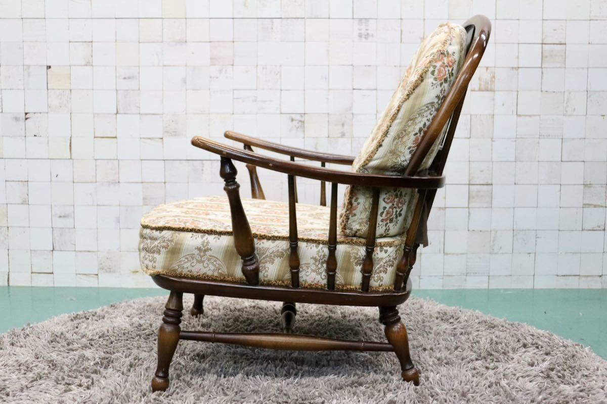 GMFH339○飛騨産業 / HIDA キツツキ アームチェア ラウンジチェア 1人