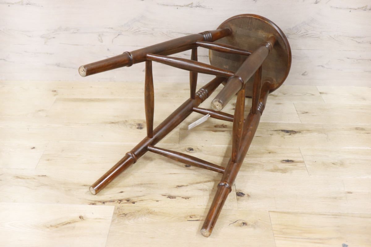 GMFH390○西洋 イギリス アンティーク スツール ハイスツール