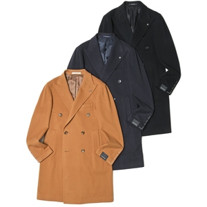 TAGLIATORE（タリアトーレ）ウールカシミアフランネルダブルチェスター