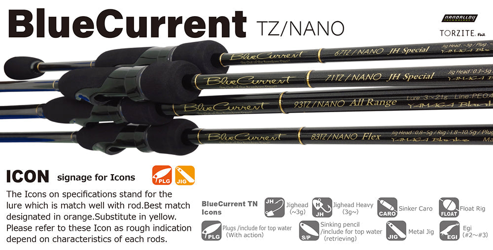 Yamaga Blanks Blue Current 610 Plug Quickness Fishing Rod TZ/Nano