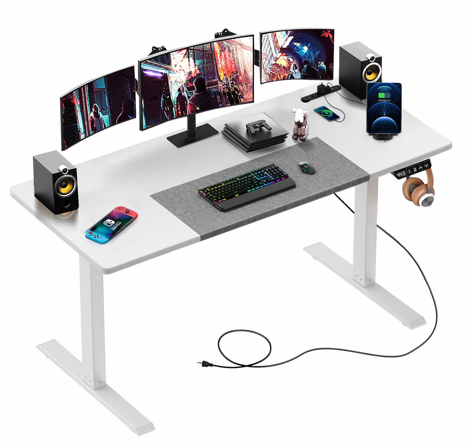 ゲーミングデスク 電動昇降式 DTS110