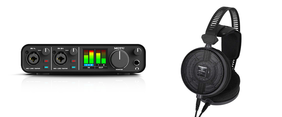 MOTUインターフェースとの接続にオススメのマイク＆ヘッドホン