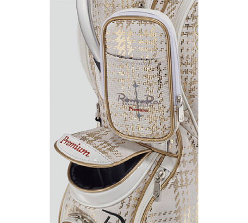 おとく物RomaRo プレミアムキャディバック ブラック/シルバー Romaro