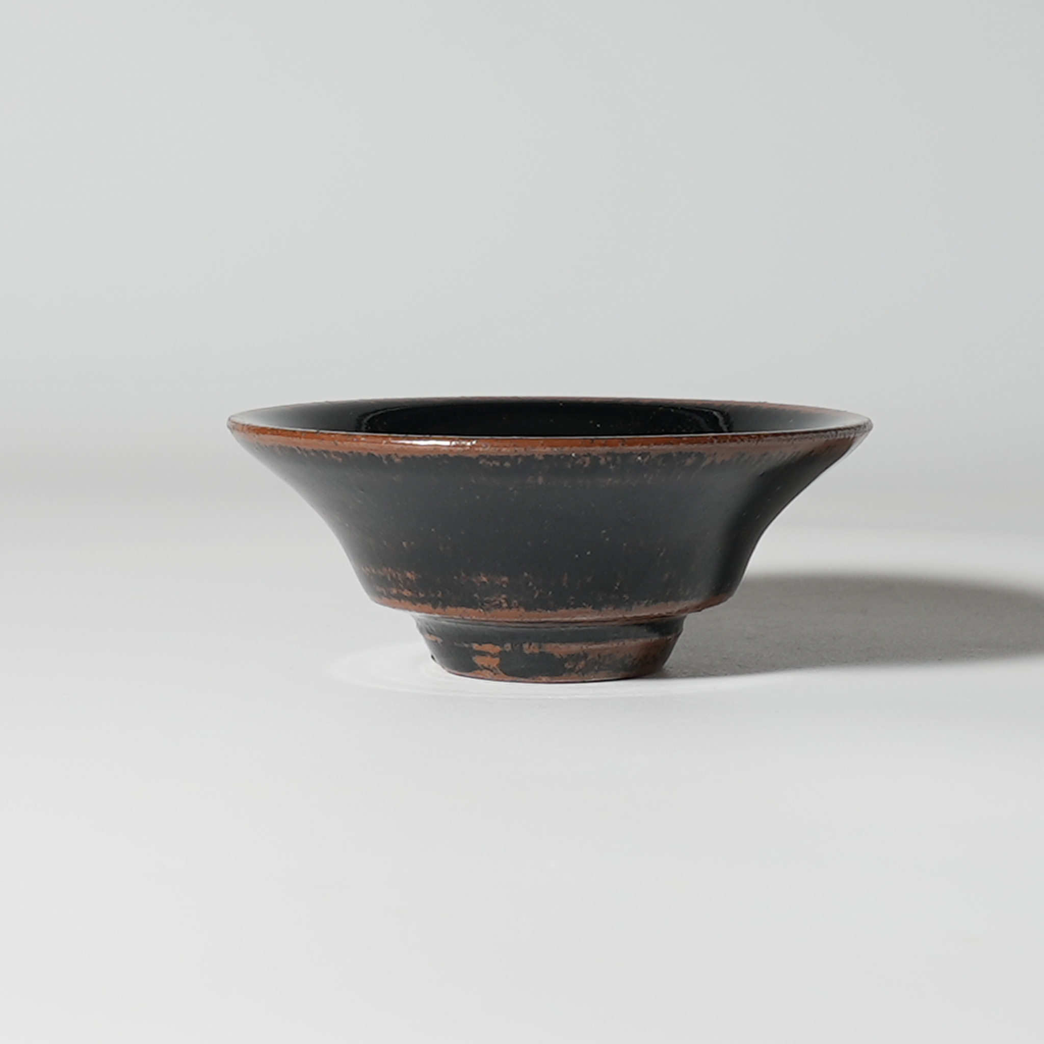 十三代 田原陶兵衛 萩酒盃 未使用 酒盃 黒 13代田原陶