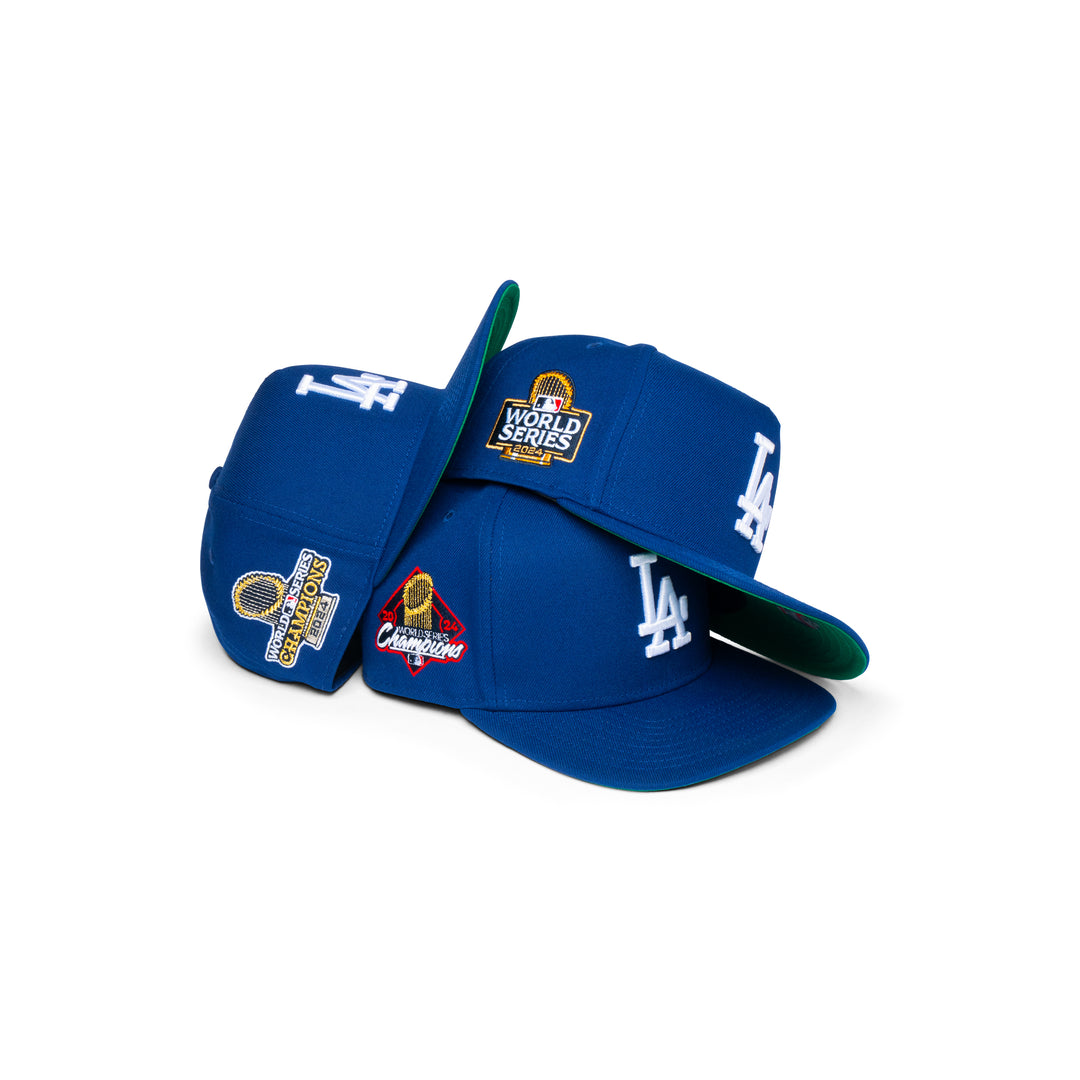 New Era Dodgers 2024 World Series Champions Trophy Box Side Patch