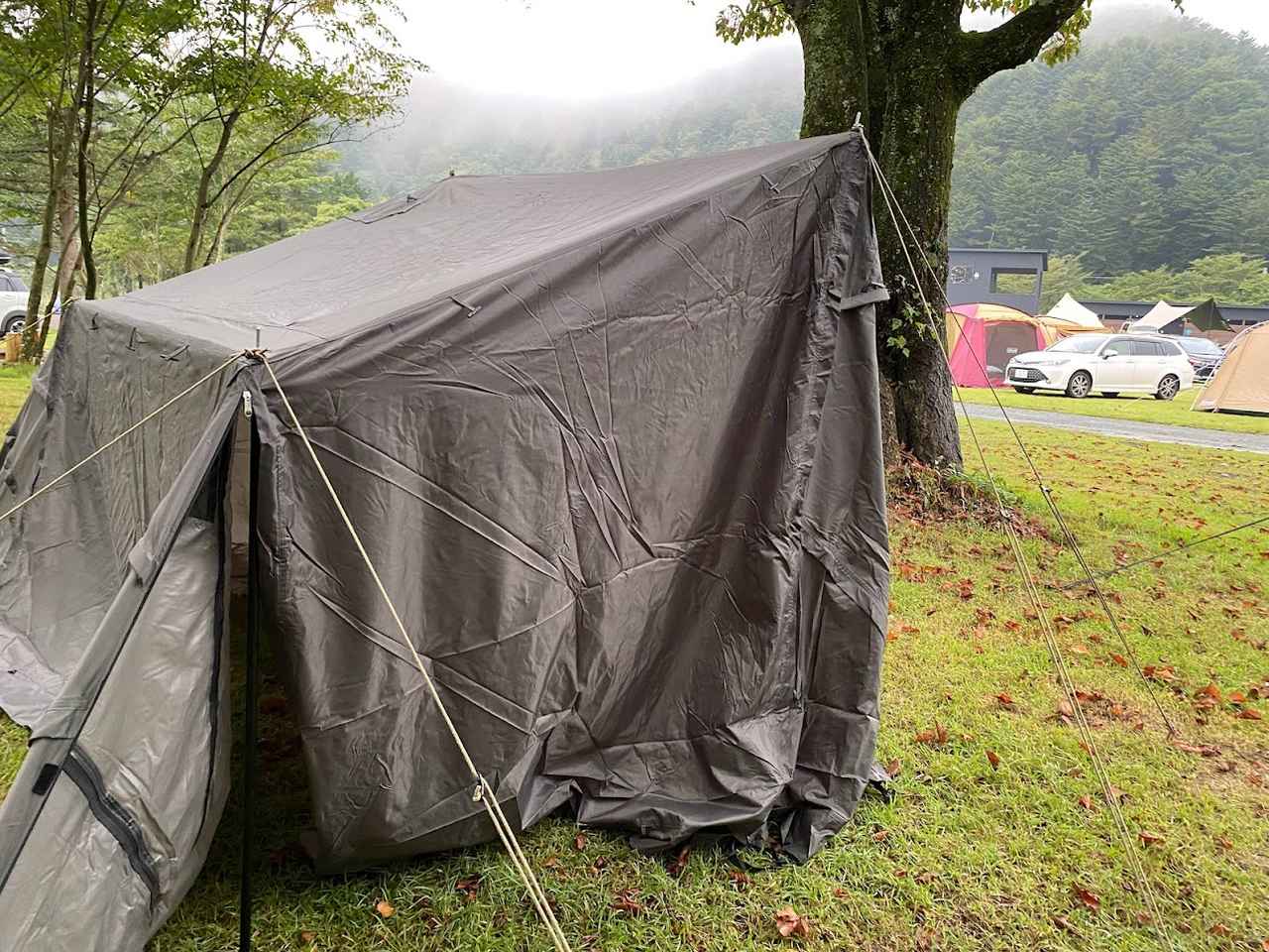 ワークマン】2023年秋冬新作！ソロ用パップテント『耐久撥水スクエア
